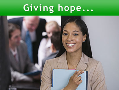 Giving hope...