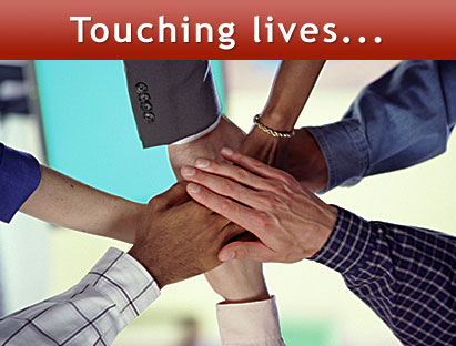Touching lives...